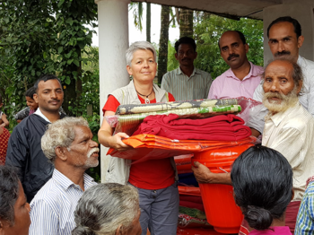 Indien Überschwemmung Hilfe