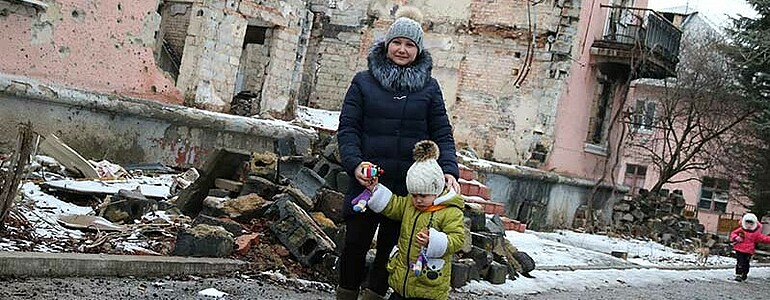 Spenden für Menschen in der Ukraine-Krise