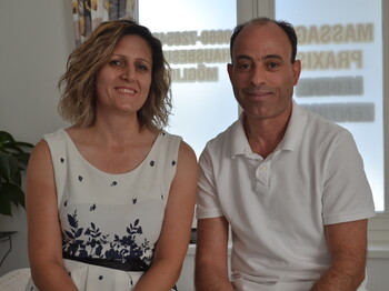 Fram Al Habib und seine Frau Najlea Al Bshara