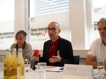 Über Möglichkeiten, Hunger speziell in Äthiopien entgegenzuwirken, informierten heute im Rahmen eines Pressegesprächs Caritasdirektor Walter Schmolly sowie Marion Burger und Michael Zündel von der Auslandshilfe der Caritas.